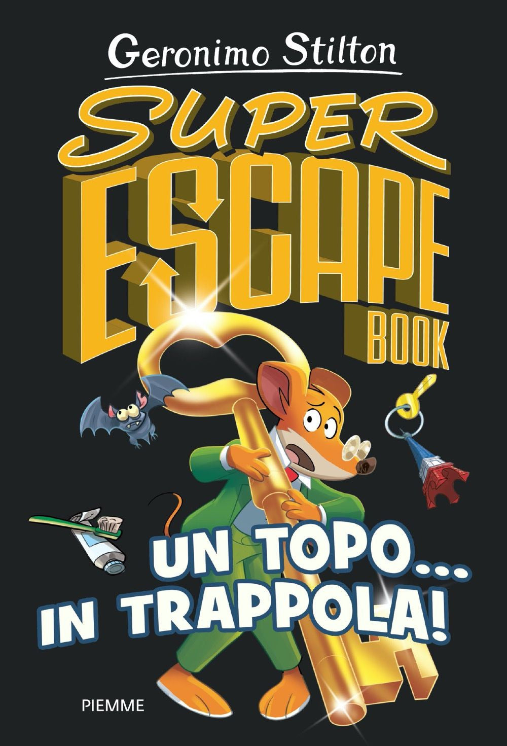 Copertina del libro SUPER ESCAPE BOOK. UN TOPO... IN TRAPPOL