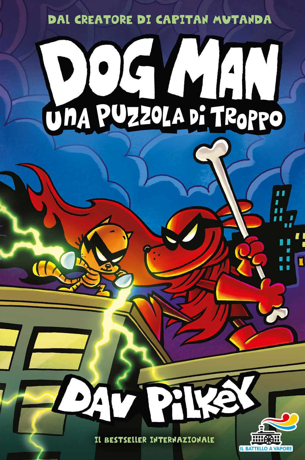 Copertina del libro DOG MAN - UNA PUZZOLA DI TROPPO