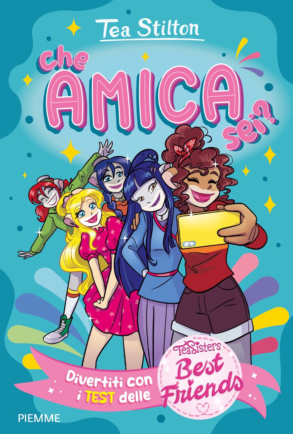 Copertina del libro CHE AMICA SEI? DIVERTITI CON I TEST DELL