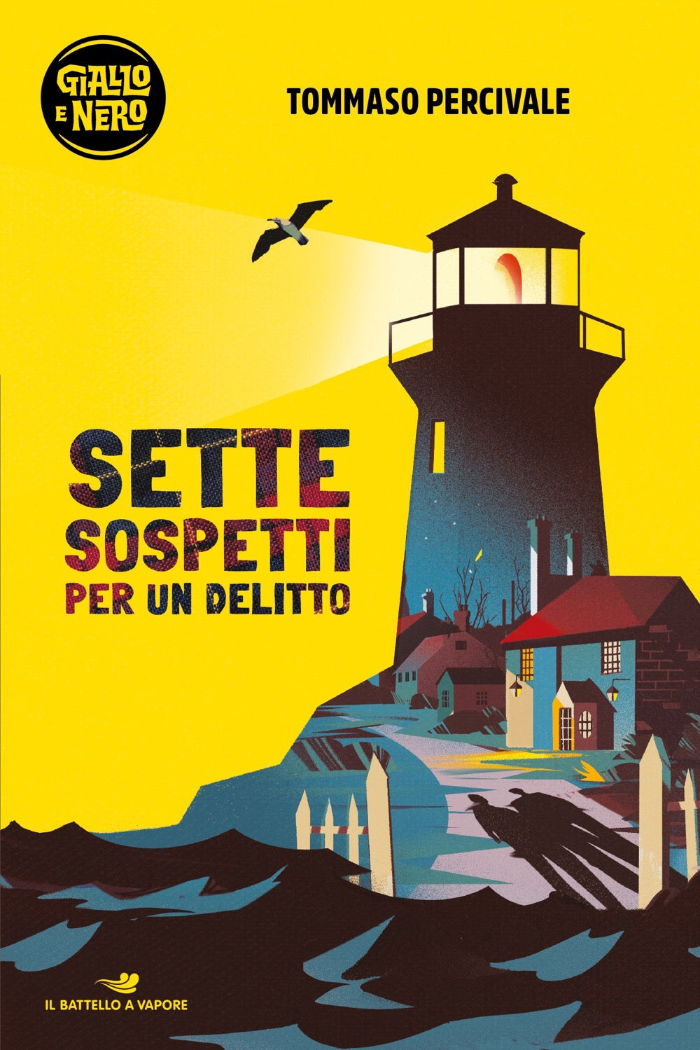 Copertina del libro SETTE SOSPETTI PER UN DELITTO