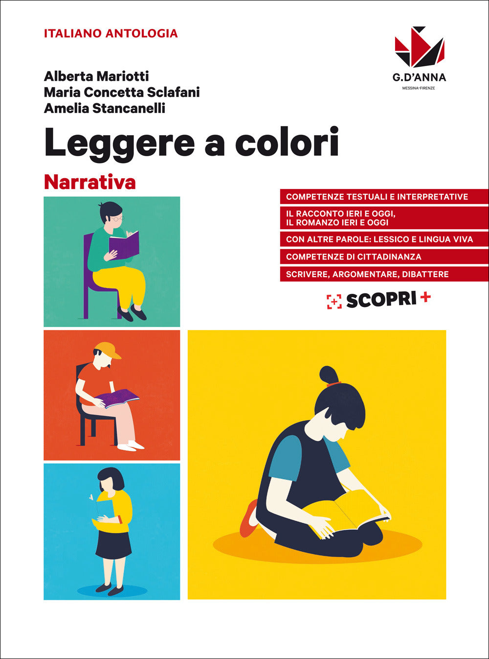 Copertina del libro LEGGERE A COLORI ED. MISTA