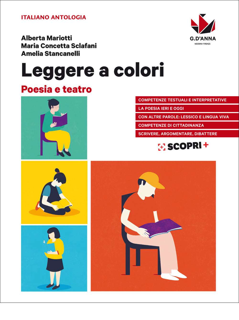 Copertina del libro LEGGERE A COLORI ED. MISTA