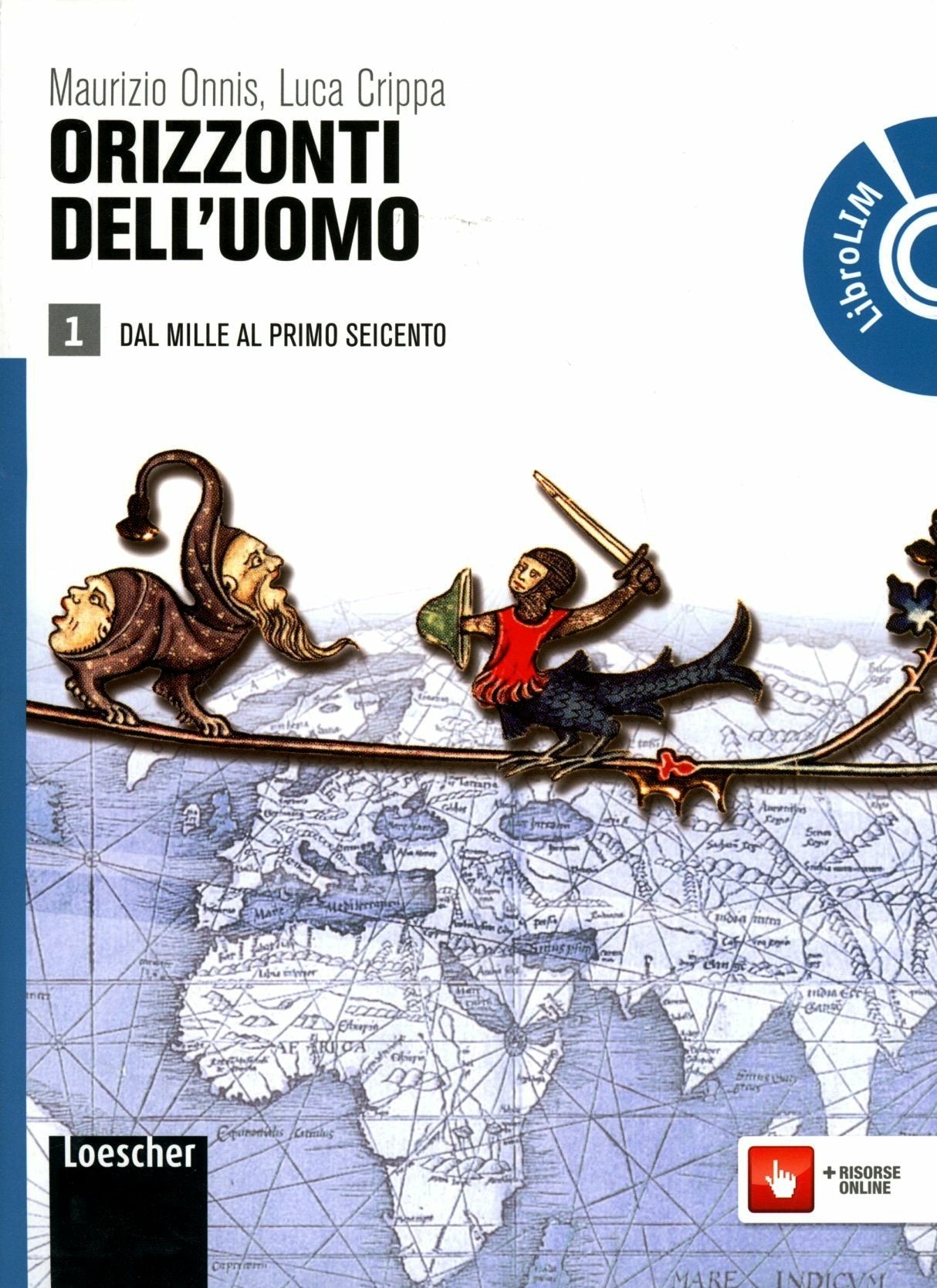 Copertina del libro ORIZZONTI DELL'UOMO 1 ED. MISTA