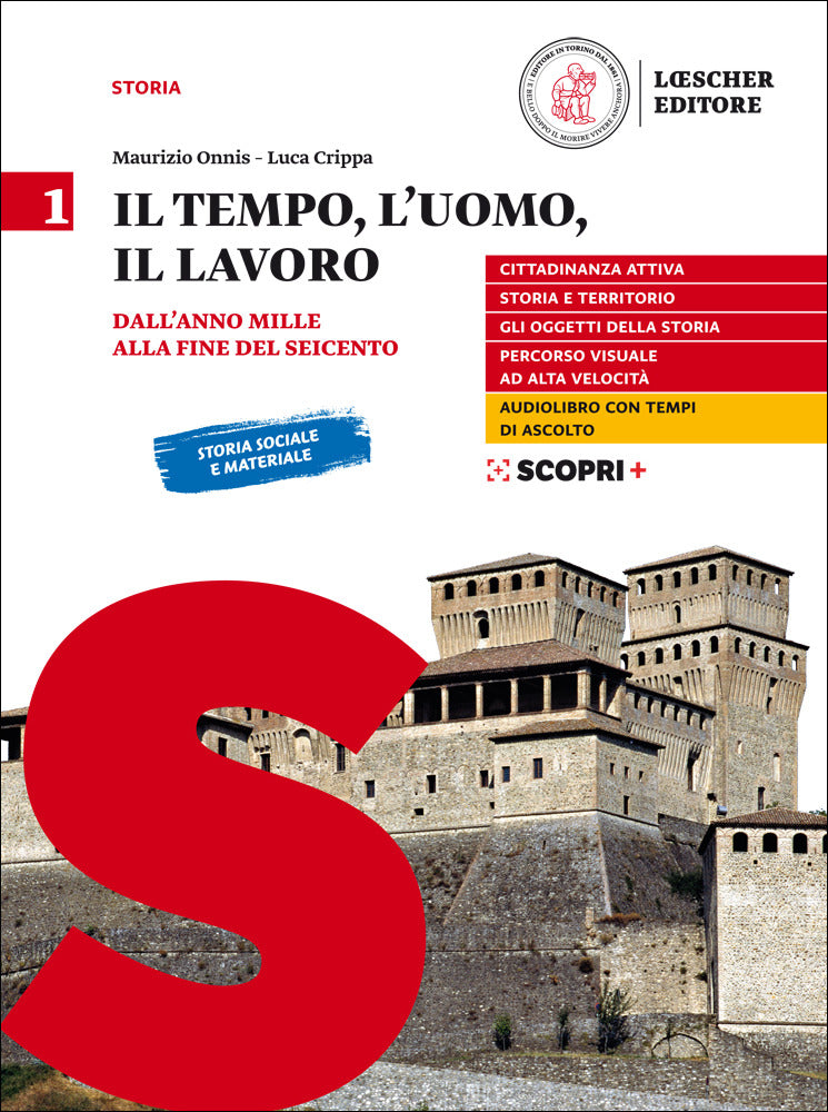 Copertina del libro TEMPO UOMO LAVORO 1 ED. MISTA Immagine principale del prodotto