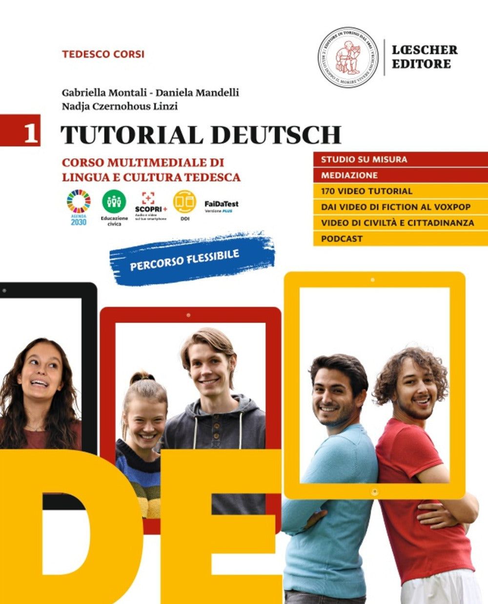 Copertina del libro TUTORIAL DEUTSCH 1 ED. MISTA