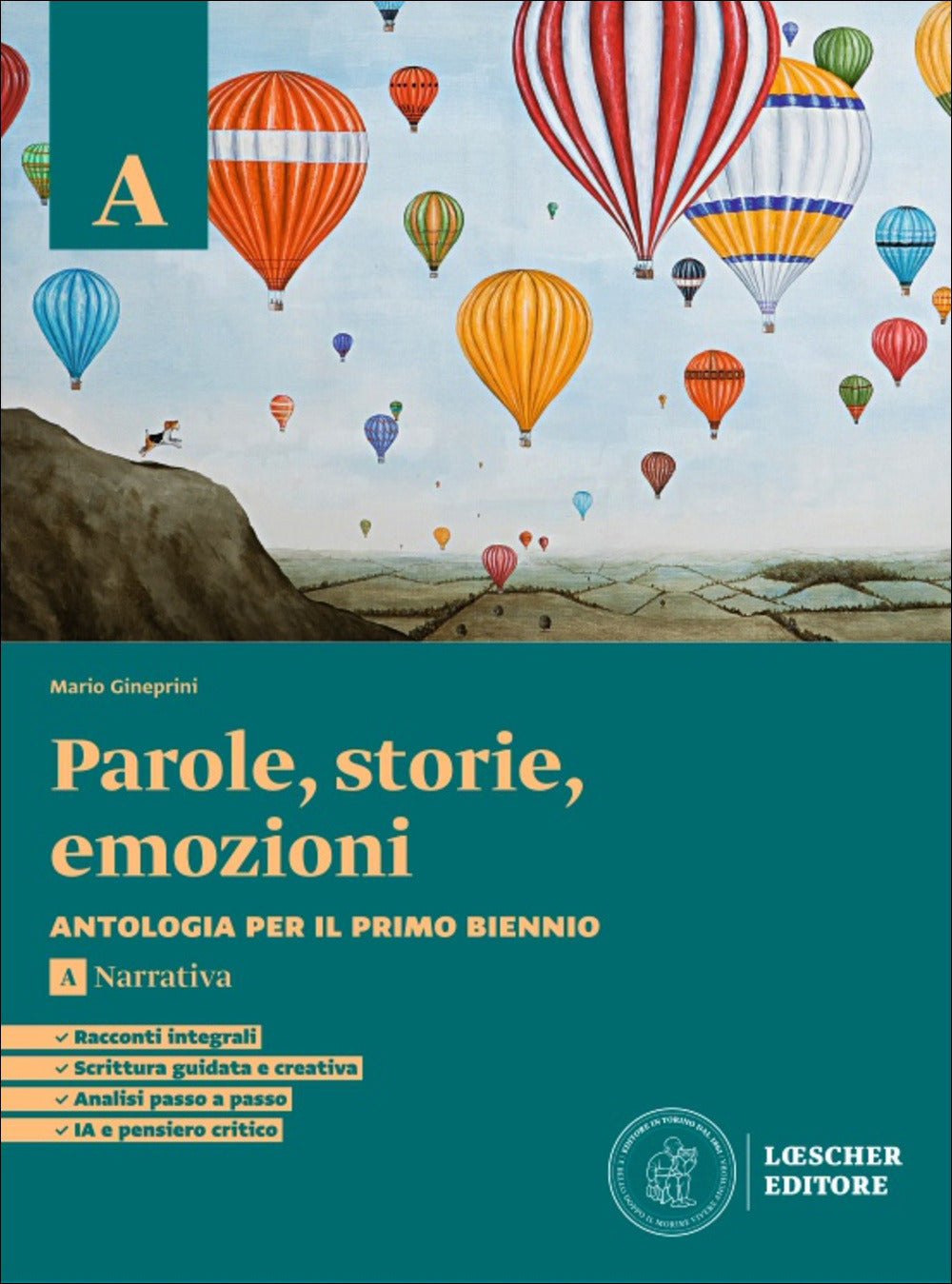 Copertina del libro PAROLE STORIE EMOZIONI +STRUMENTI
