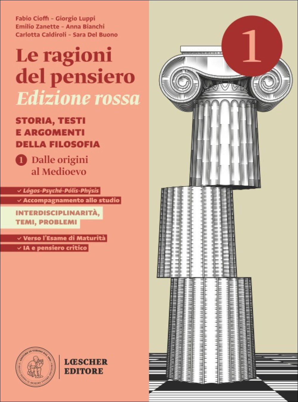 Copertina del libro RAGIONI DEL PENSIERO ED.ROSSA 1