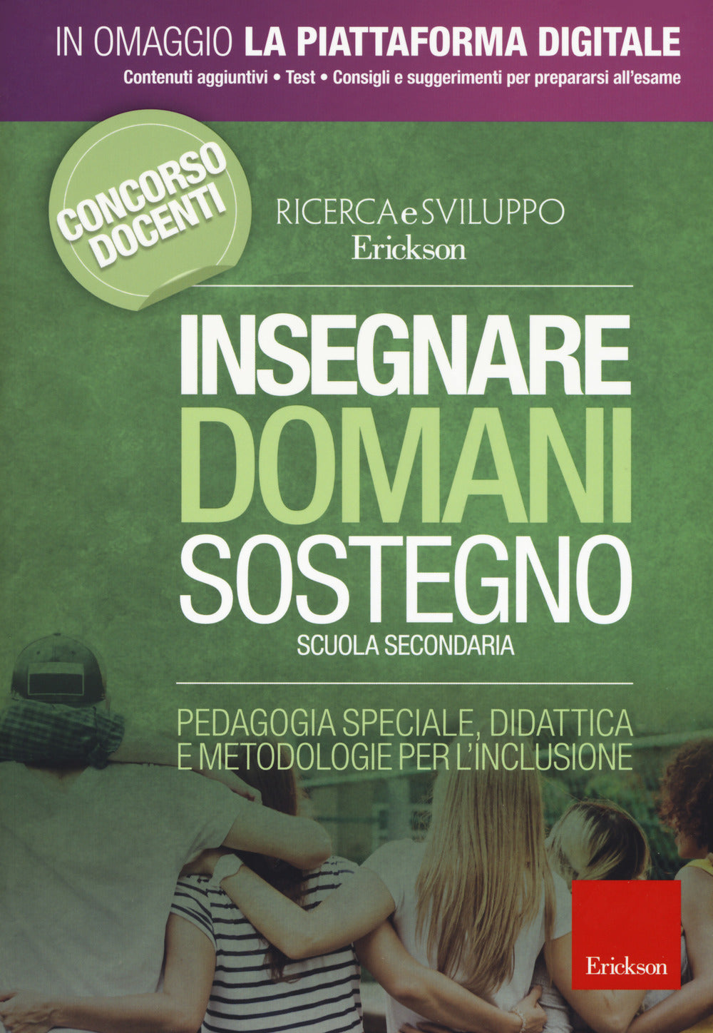 Copertina del libro INSEGNARE DOMANI-SOSTEGNO SCUOLA SECONDA Immagine principale del prodotto