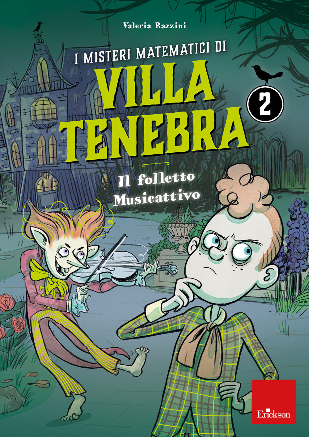 Copertina del libro I MISTERI MATEMATICI DI VILLA TENEBRA 2 Immagine principale del prodotto