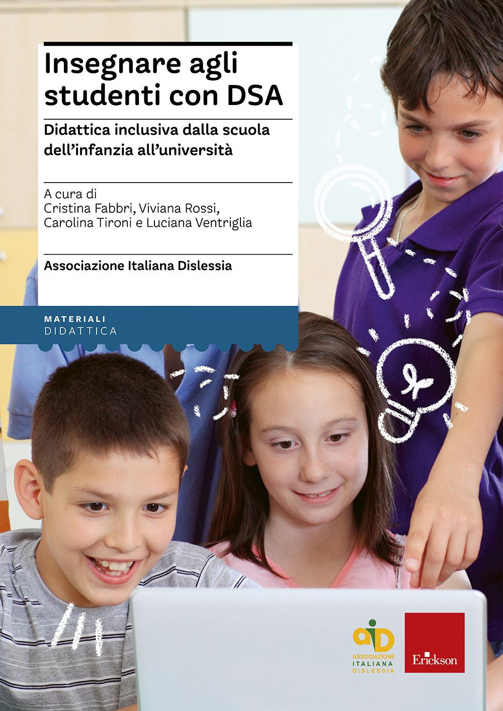 Copertina del libro INSEGNARE AGLI STUDENTI CON DSA