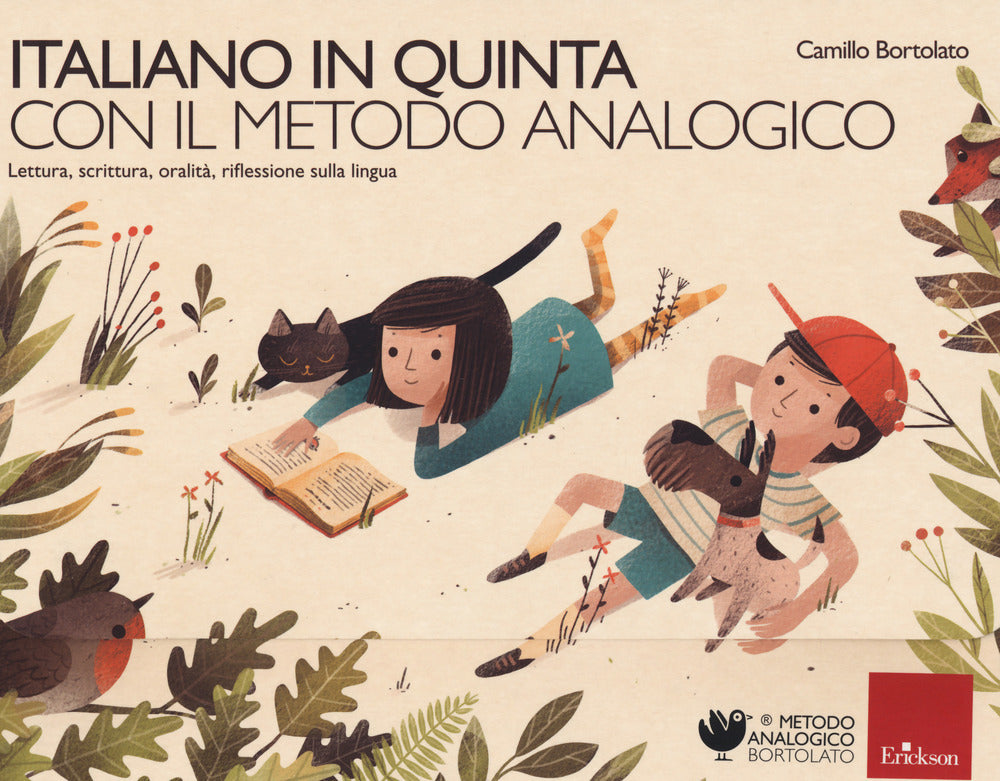Copertina del libro ITALIANO IN QUINTA CON IL METODO ANALOGI Immagine principale del prodotto