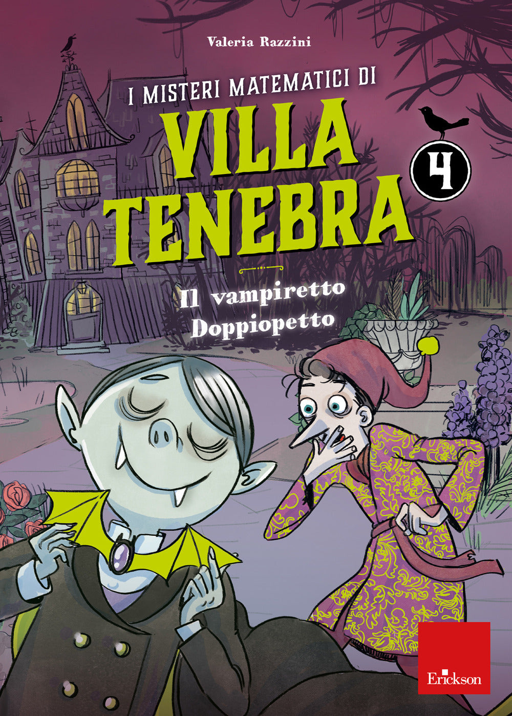 Copertina del libro I MISTERI MATEMATICI DI VILLA TENEBRA 4