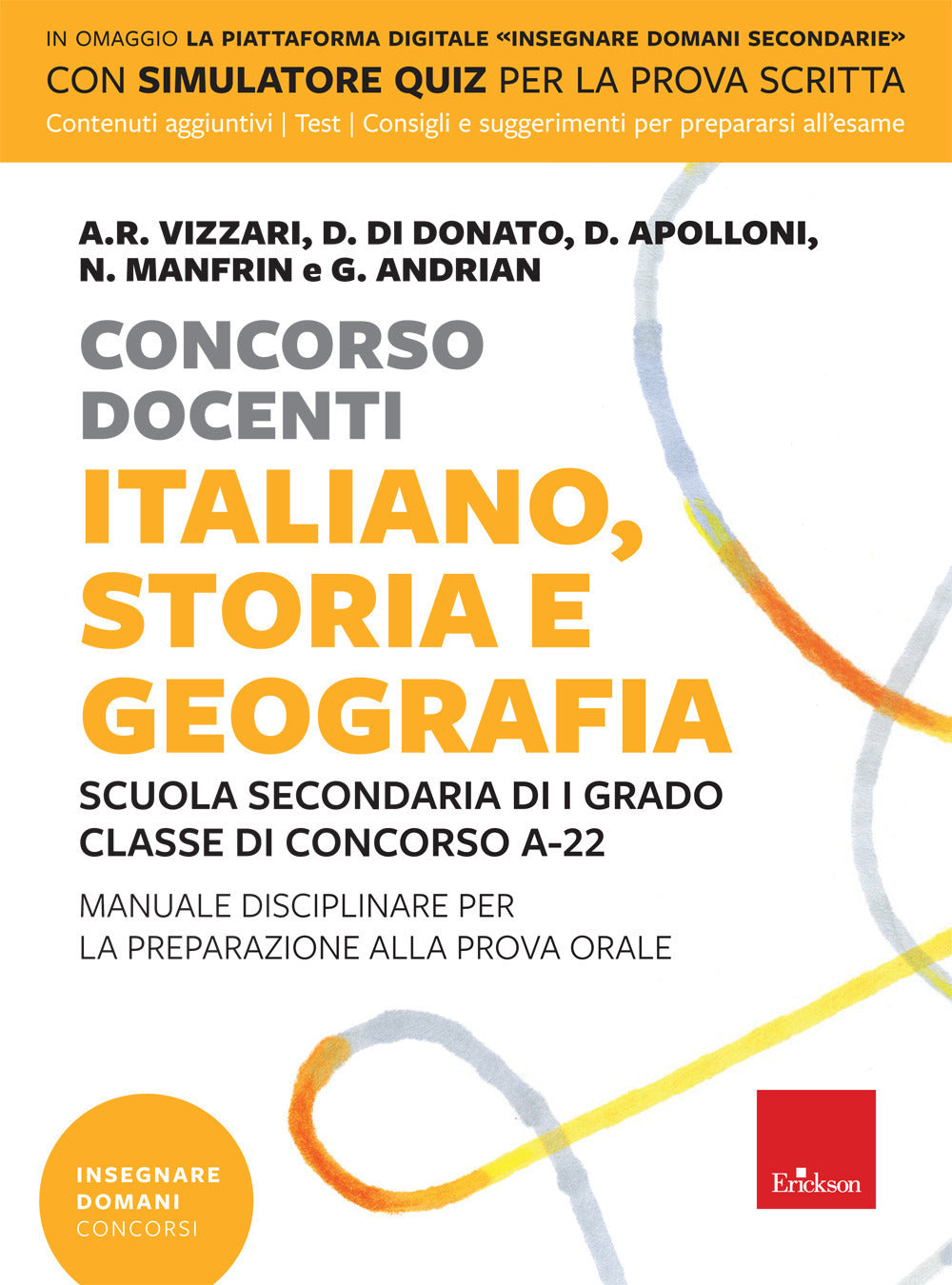 Copertina del libro CONC DOC ORALE ITA STO GEO A22 Immagine principale del prodotto