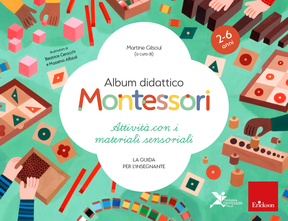 Copertina del libro ALBUM DIDATTICO MONTESSORI. ATTIVITÀ CON