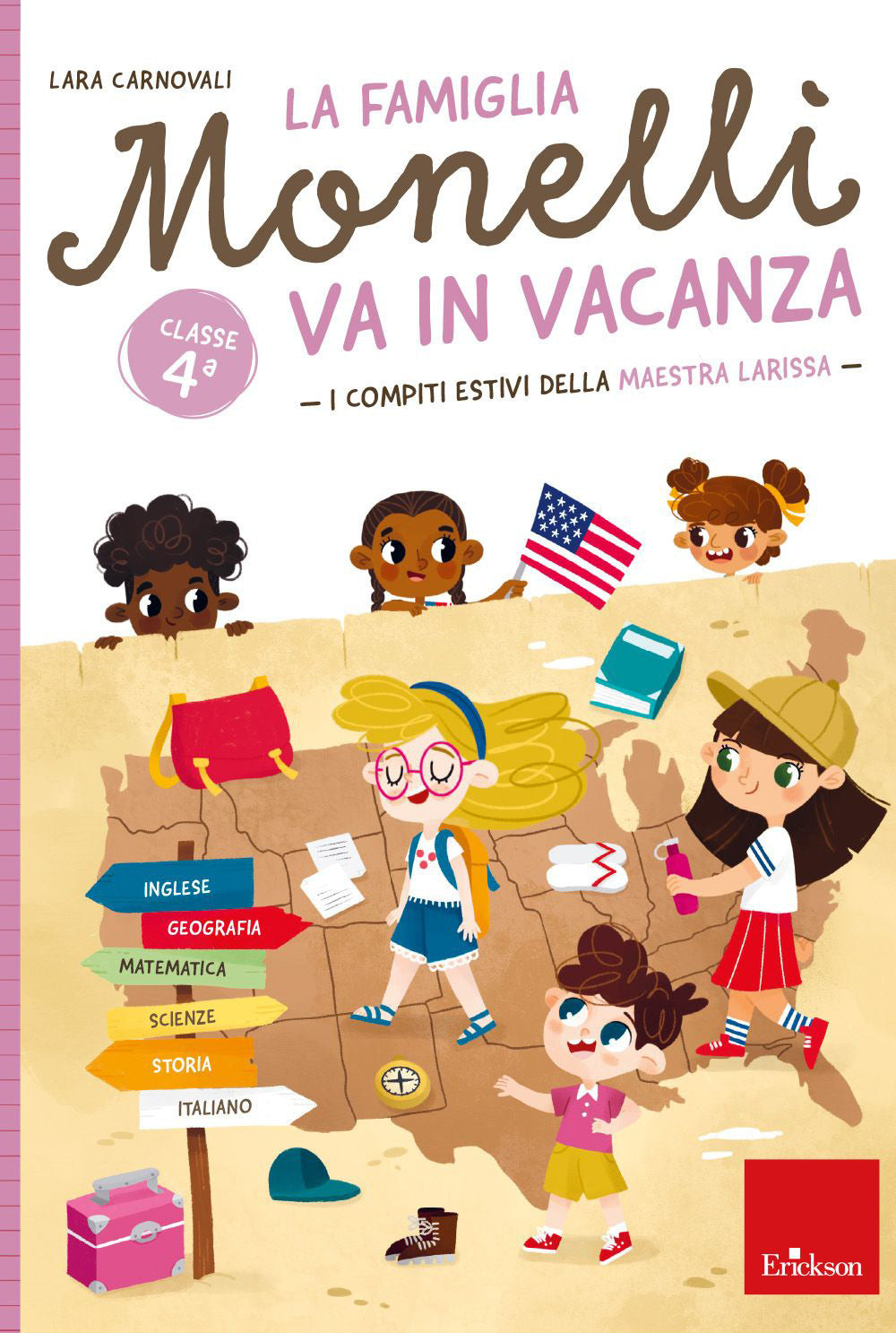 Copertina del libro LA FAMIGLIA MONELLI VA IN VACANZA 4
