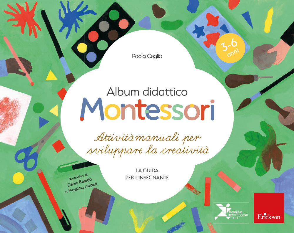 Copertina del libro ALBUM DIDATTICO MONTESSORI. ATTIVITÀ MAN