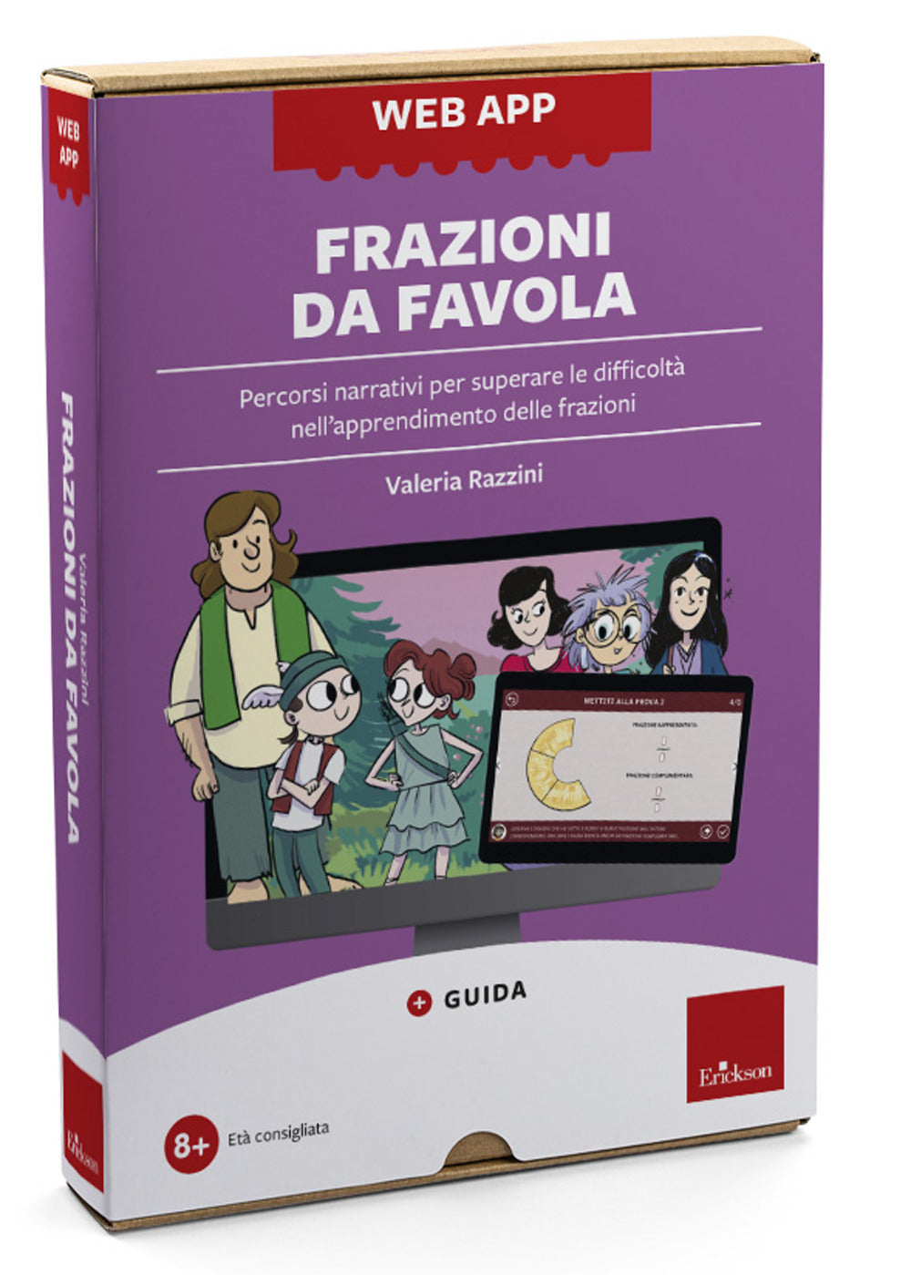 Copertina del libro WEB APP FRAZIONI DA FAVOLA