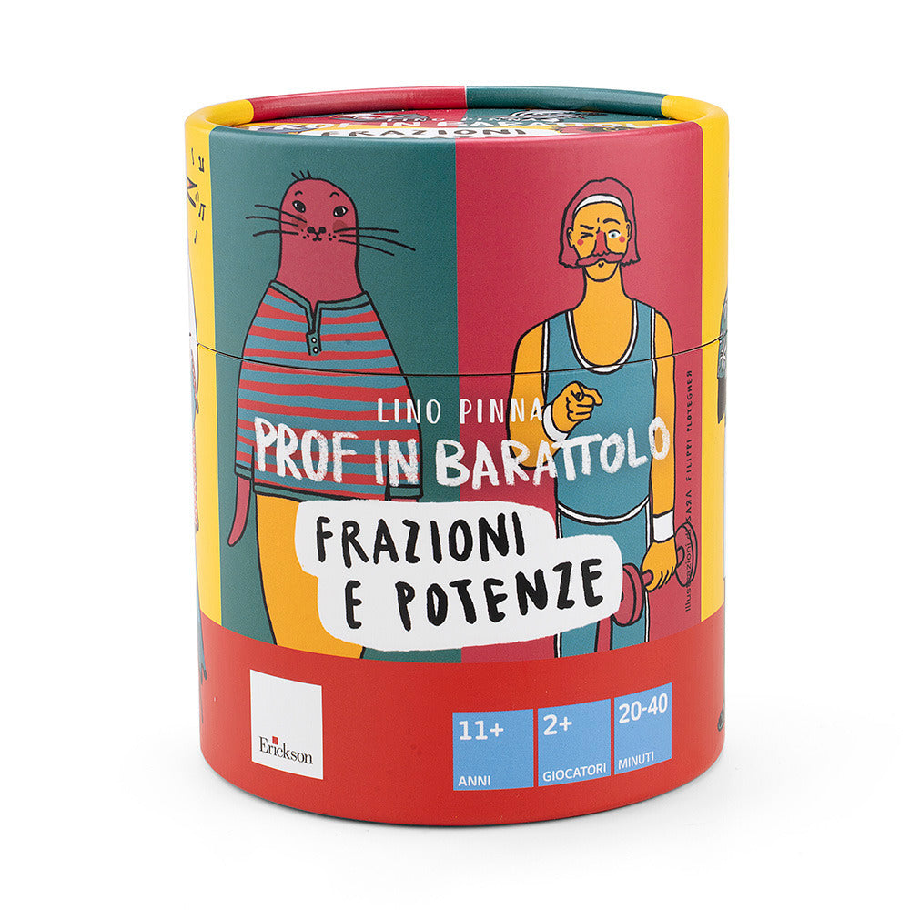 Copertina del libro PROF IN BARATTOLO FRAZIONI E POTENZE Immagine principale del prodotto