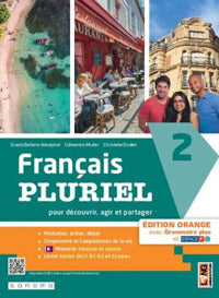 Copertina del libro Français pluriel orange 2 ED. MISTA