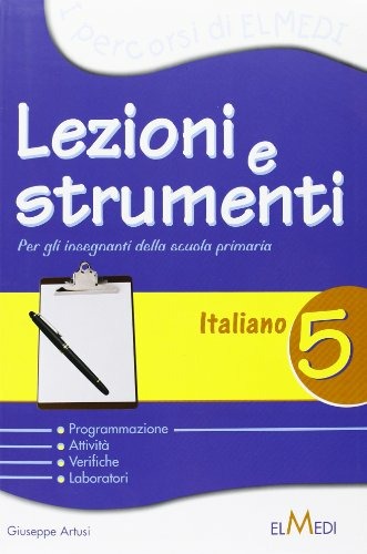 Copertina del libro LEZIONI E STRUMENTI ITALIANO 5