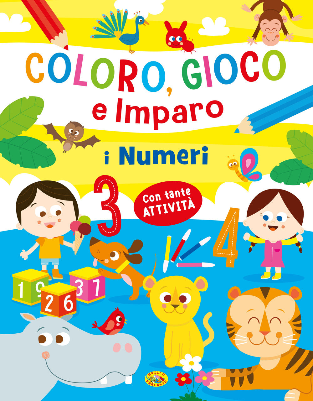 Copertina del libro COLORO, GIOCO E IMPARO - I NUMERI