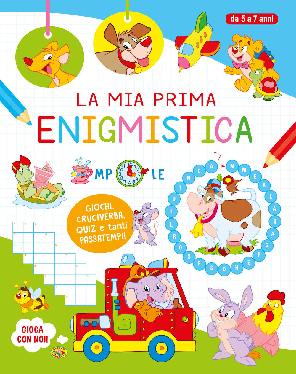 Copertina del libro MIA PRIMA ENIGMISTICA 5-7 ANNI, LA