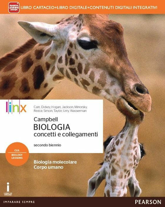 Copertina del libro CAMPBELL BIOLOGIA CONCETTI E COLLEGAMENT