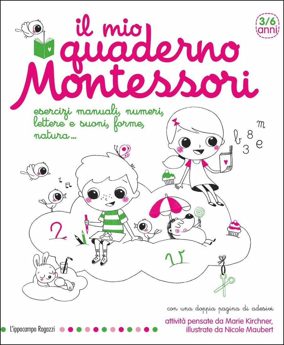 Copertina del libro IL MIO QUADERNO MONTESSORI - 3/6 ANNI