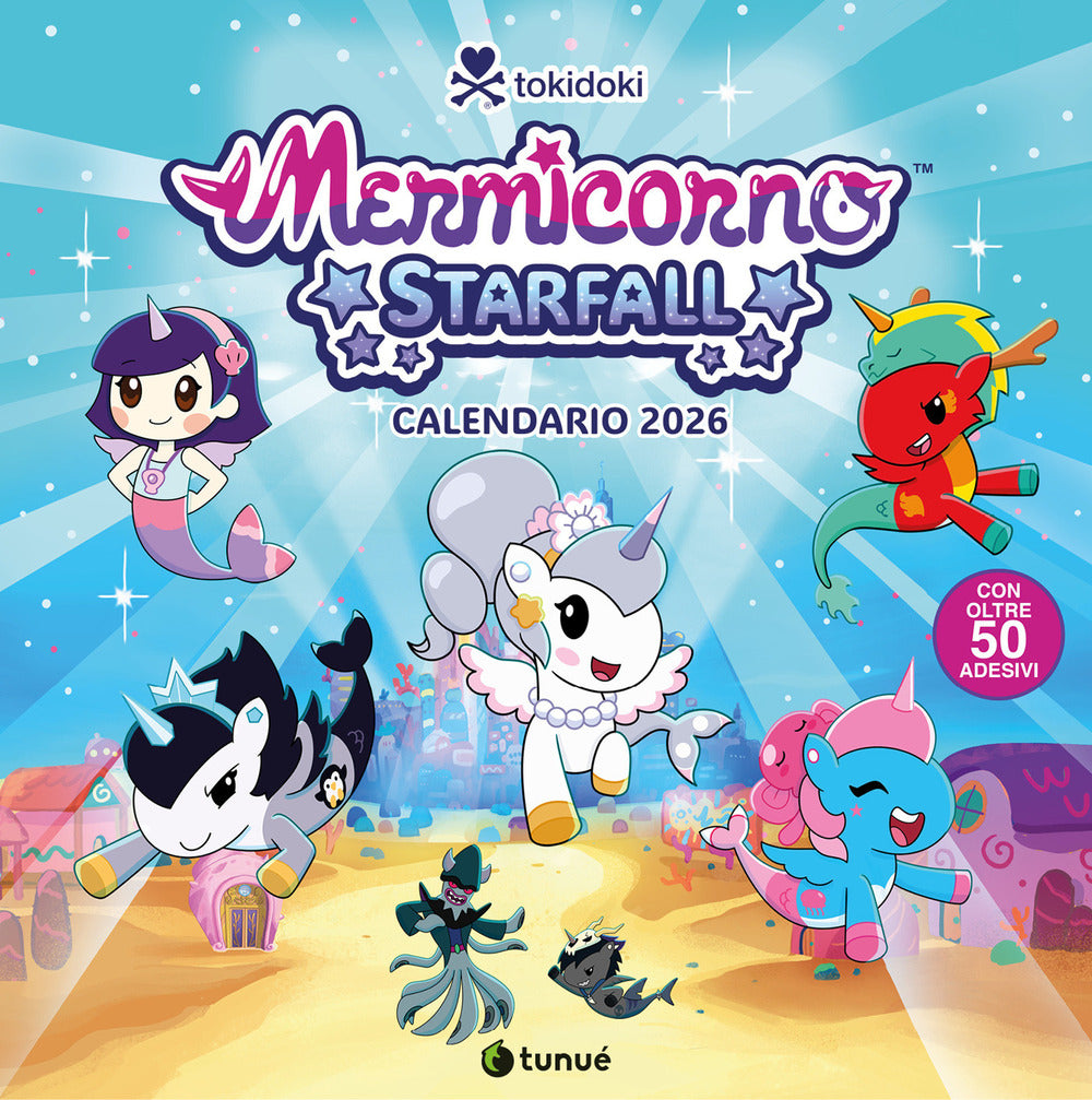 Copertina del libro TOKIDOKI MERMICORNO STARFALL. CALENDARIO Immagine principale del prodotto