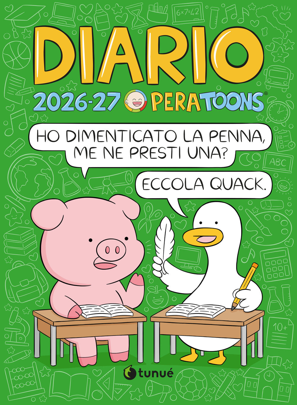 Copertina del libro PERA TOONS. DIARIO SCOLASTICO 2026-2027