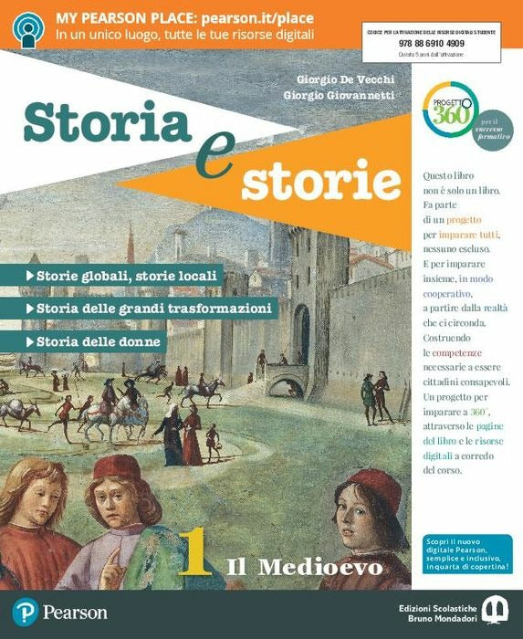 Copertina del libro STORIA E STORIE 1 ED. MISTA Immagine principale del prodotto