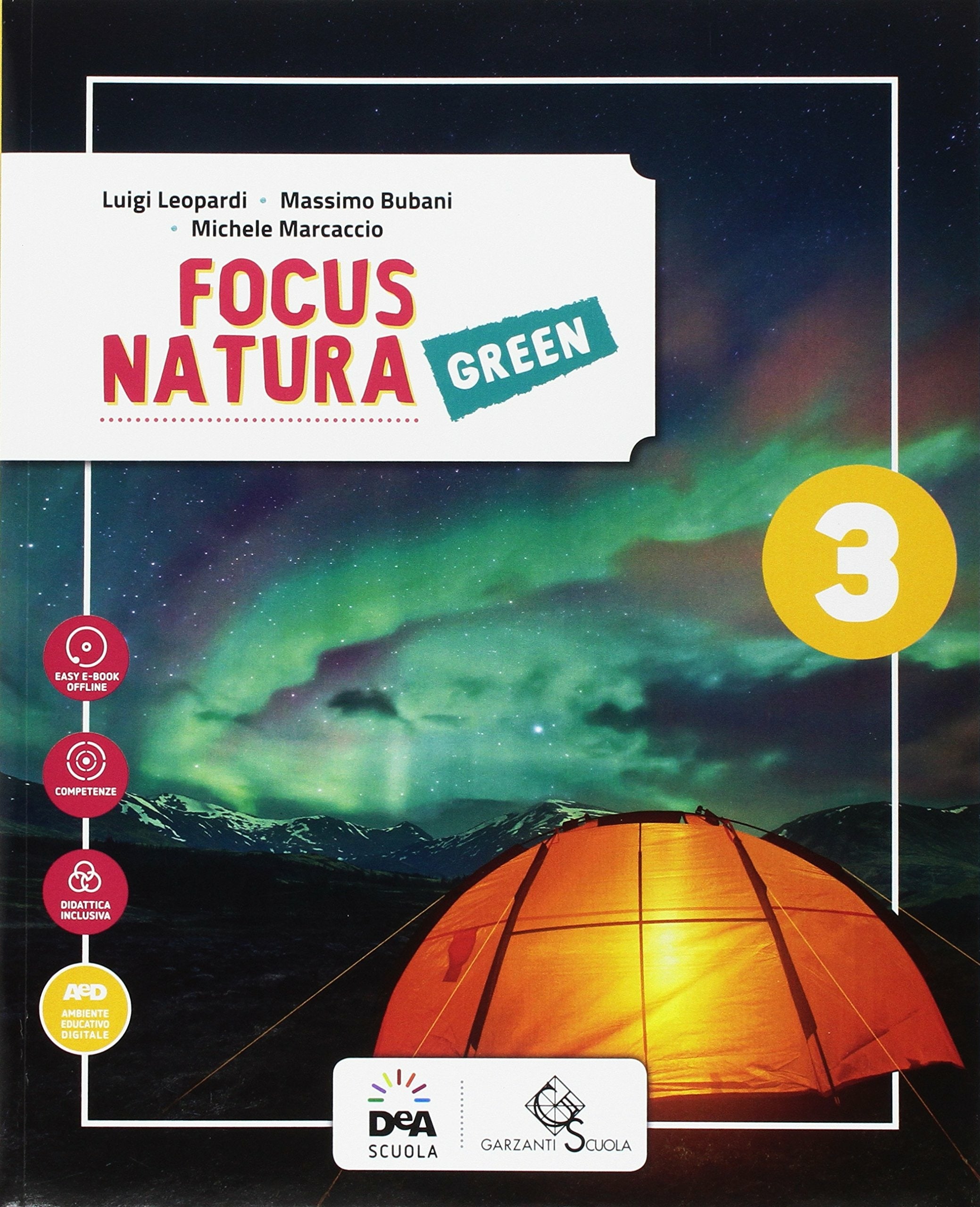 Copertina del libro FOCUS NATURA GREEN ED. CURRICOLARE 3 ED. Immagine principale del prodotto