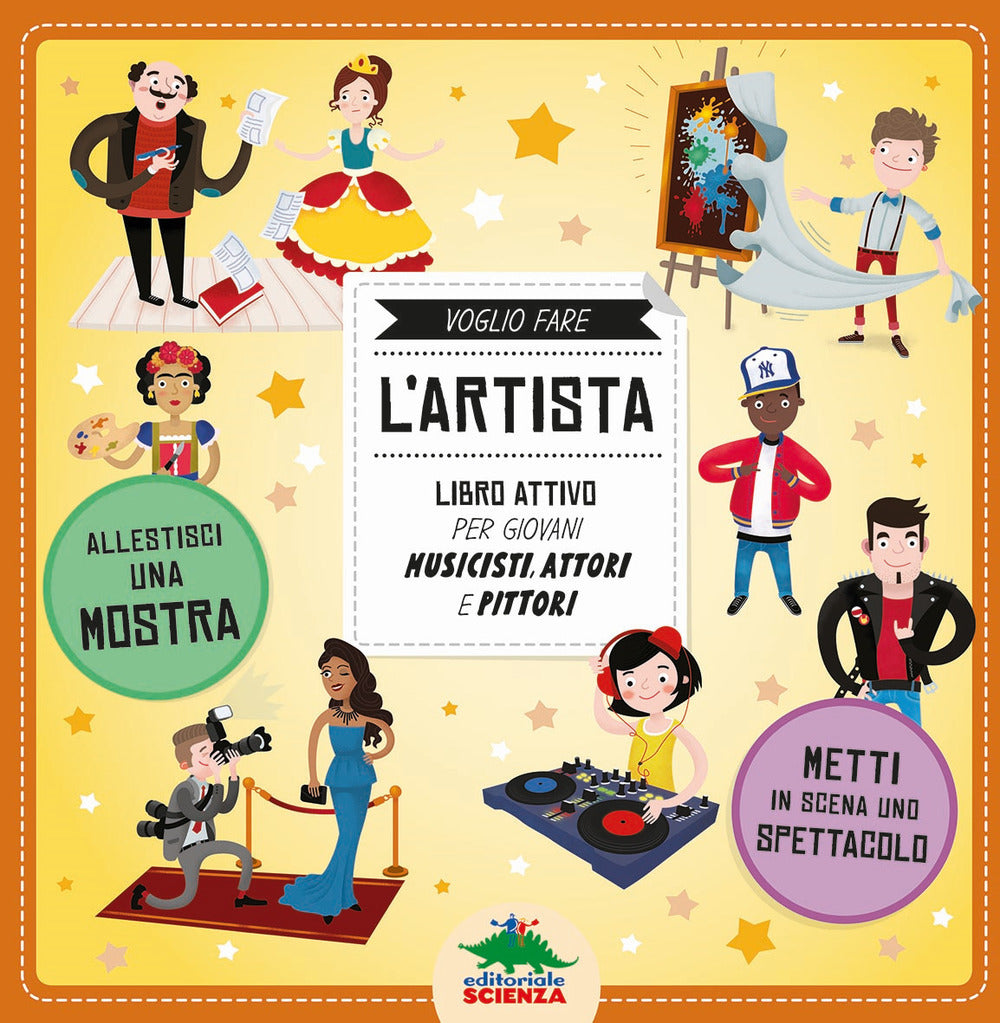 Copertina del libro VOGLIO FARE L'ARTISTA