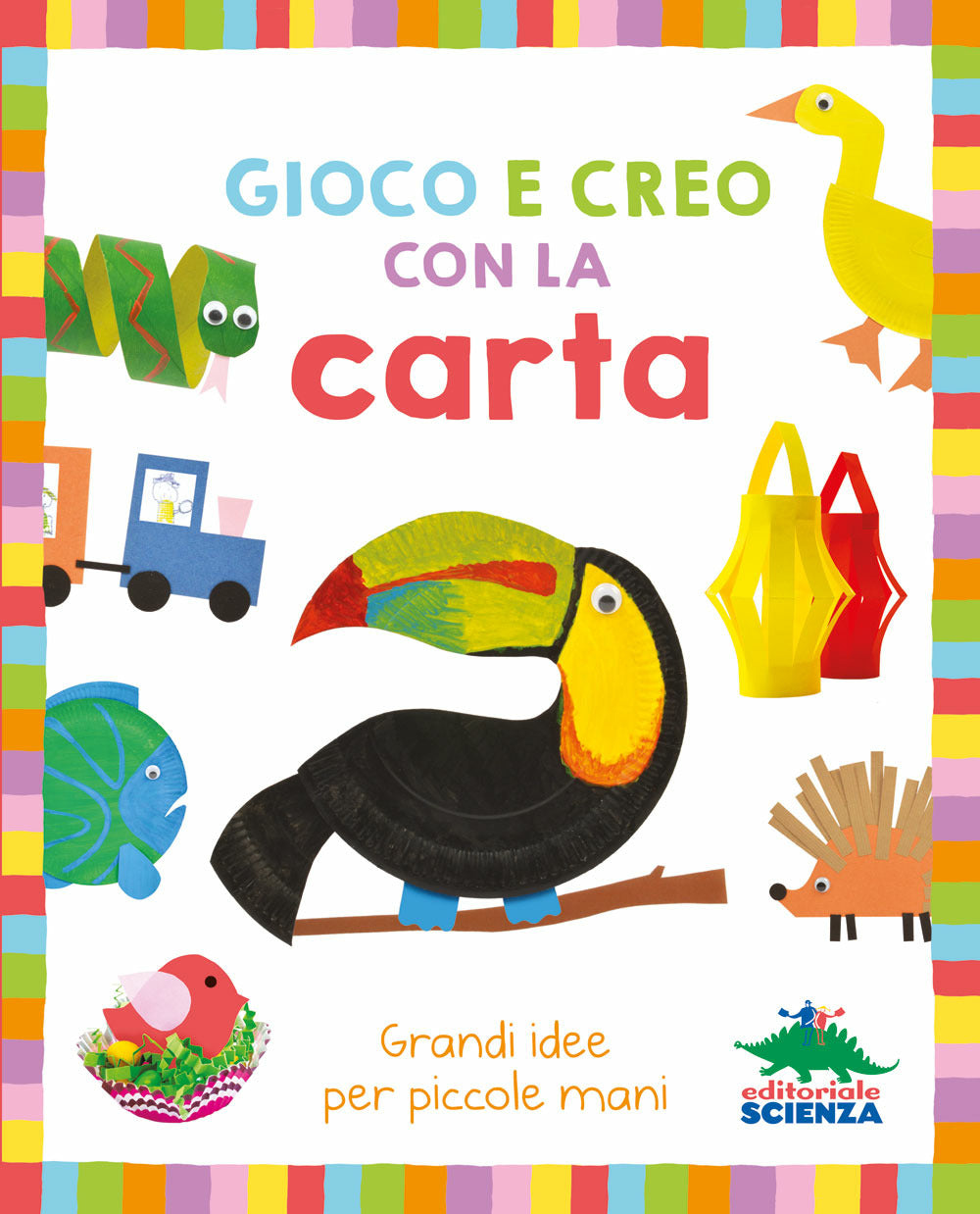 Copertina del libro GIOCO E CREO CON LA CARTA