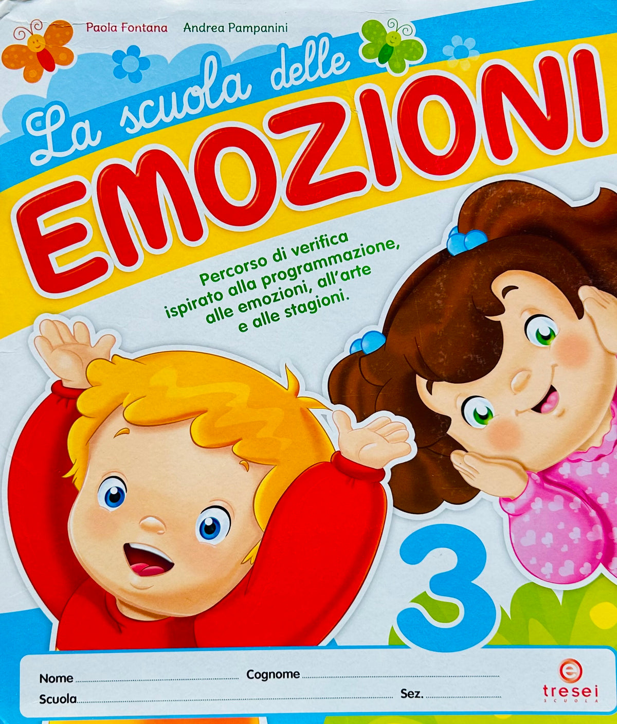 Copertina del libro LA SCUOLA DELLE EMOZIONI - 3 ANNI Immagine principale del prodotto