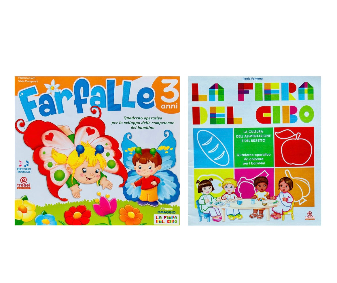 Copertina del libro FARFALLE - 3 ANNI SCUOLA MATERNA Immagine principale del prodotto