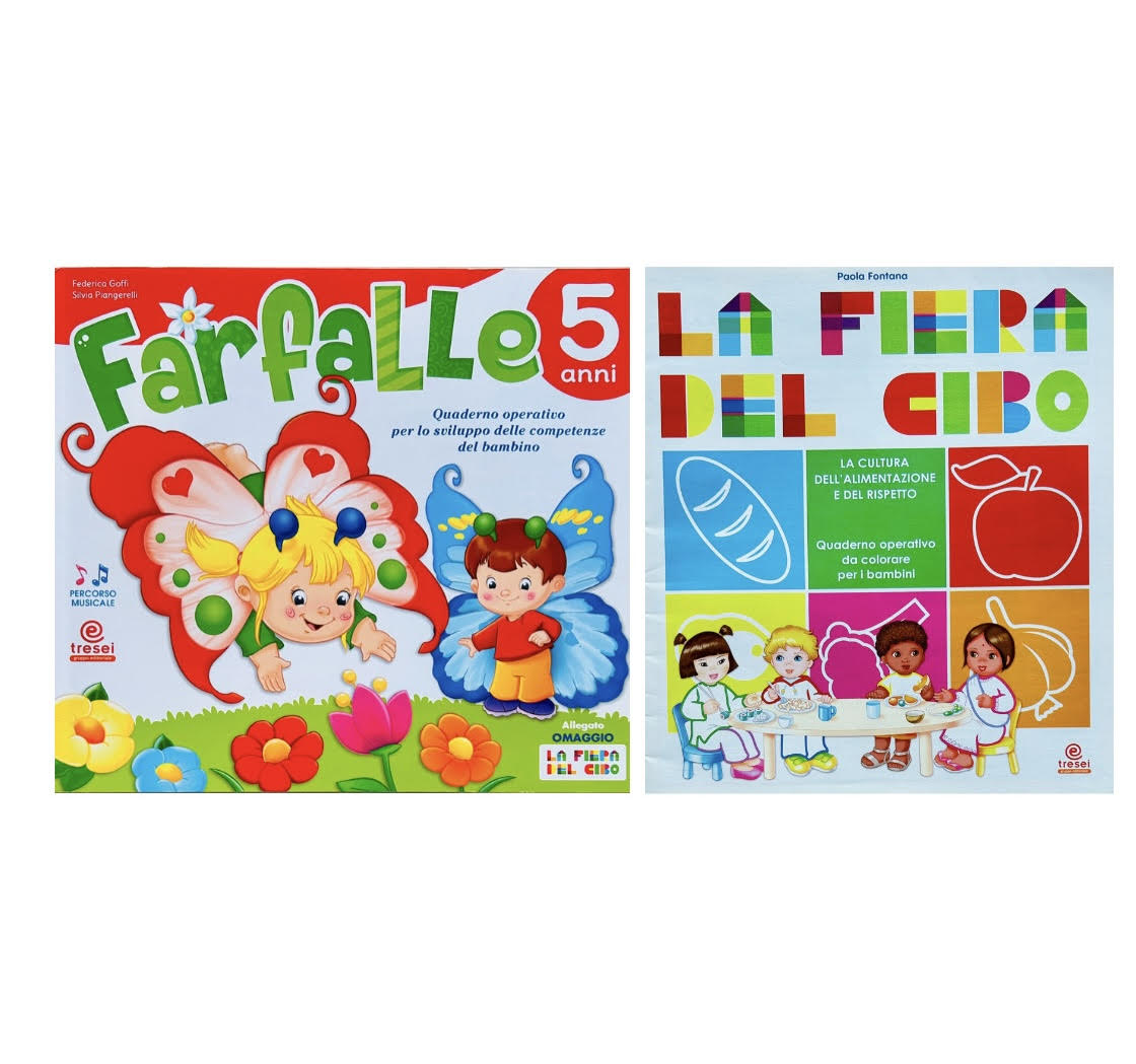Copertina del libro FARFALLE - 5 ANNI SCUOLA MATERNA Immagine principale del prodotto