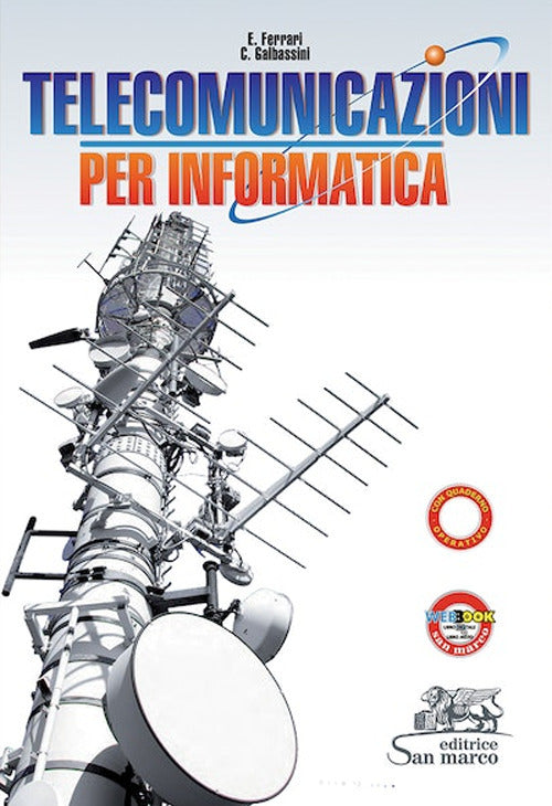 Copertina del libro TELECOMUNICAZIONI PER INFORMATICA ED. MI