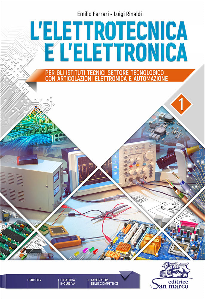 Copertina del libro ELETTROTECNICA E ELETTRONICA 1 ED. MISTA