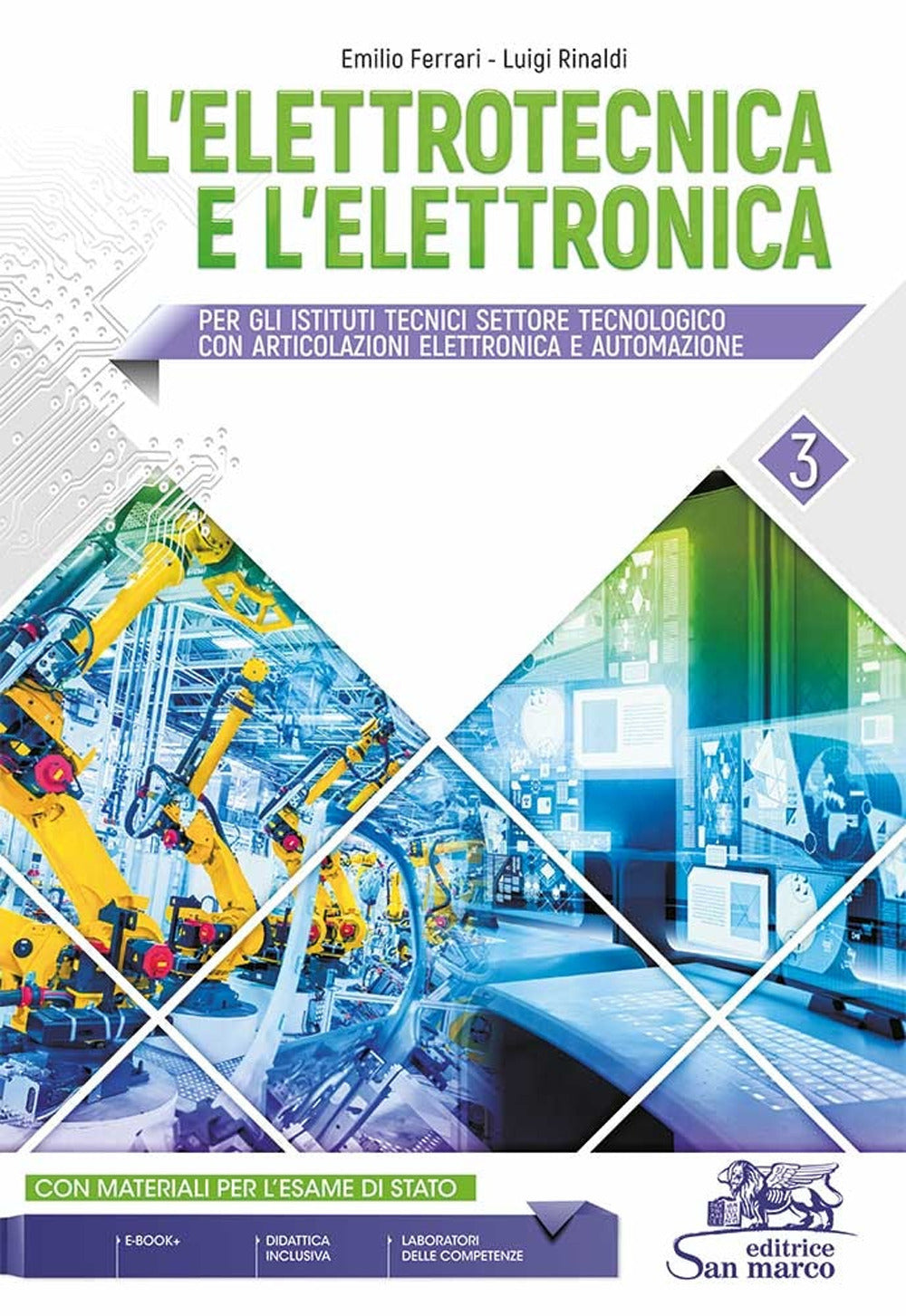 Copertina del libro ELETTRONICA E ELETTROTECNICA 3 ED. MISTA