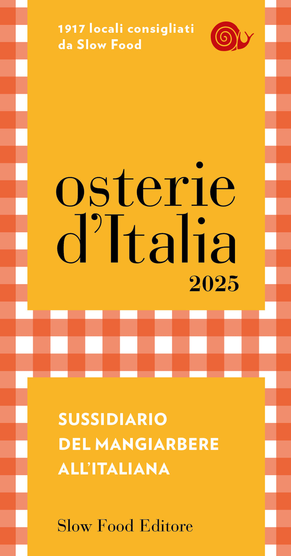 Copertina del libro OSTERIE D'ITALIA 2025