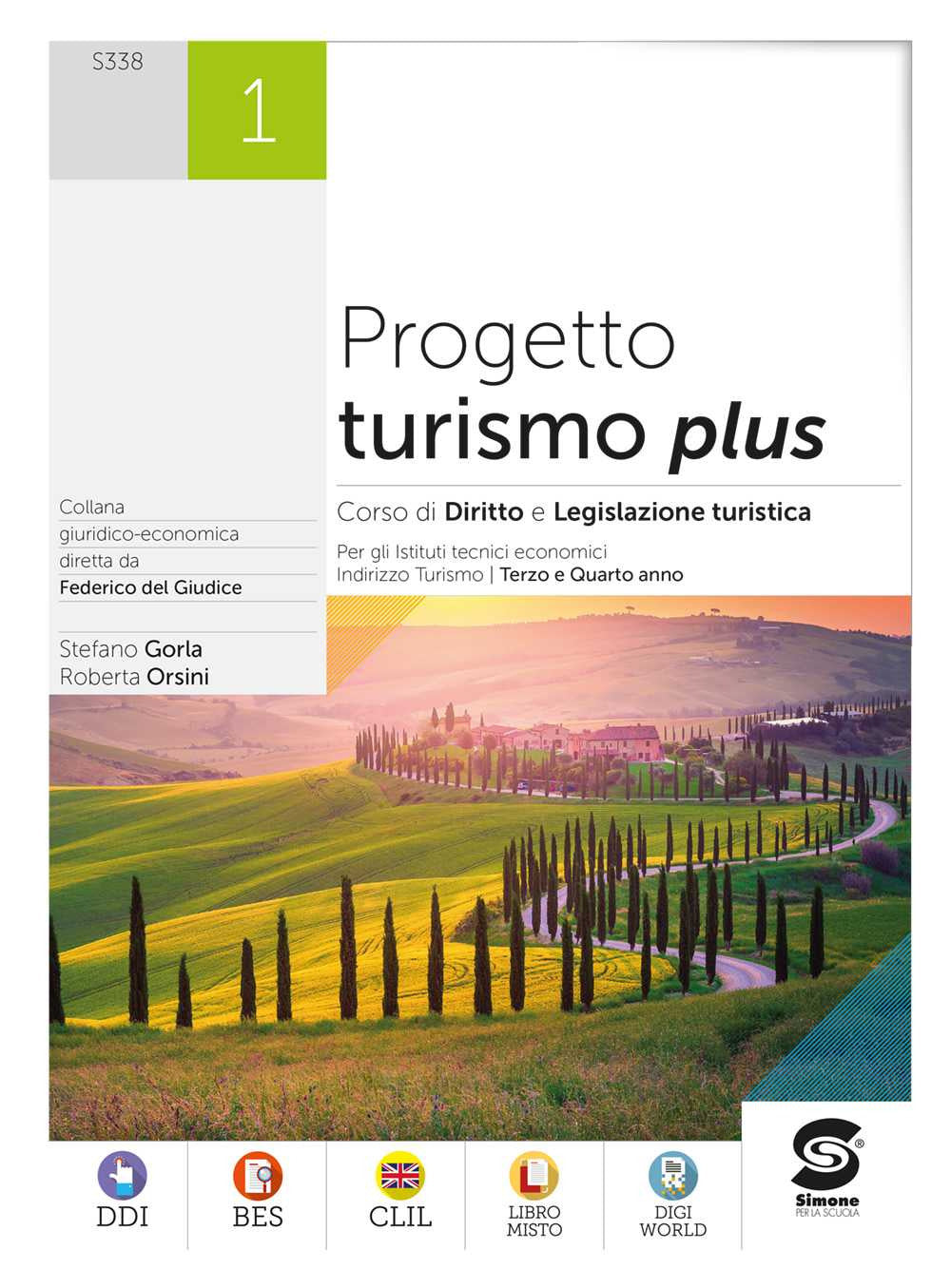 Copertina del libro PROGETTO TURISMO PLUS 1 ED. MISTA