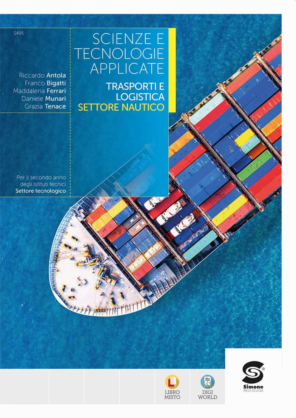 Copertina del libro SCIENZE E TECNOLOGIE APPLICATE - NAUTICI Immagine principale del prodotto