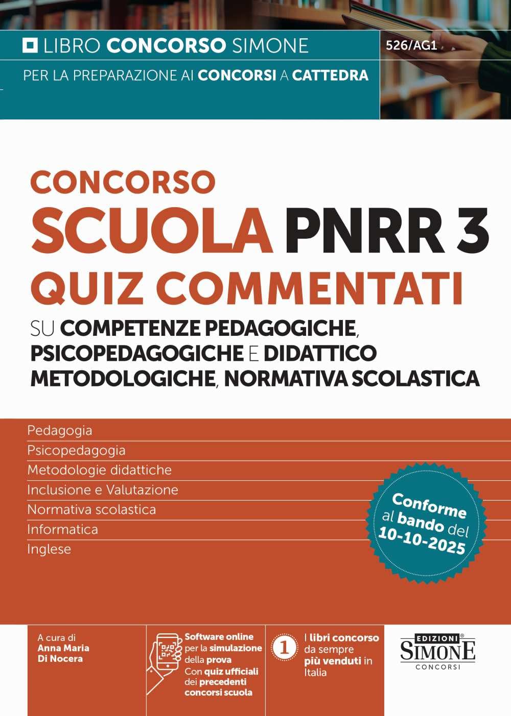 Copertina del libro CONCORSO SCUOLA PNRR3 QUIZ COMMENTATI - Immagine principale del prodotto