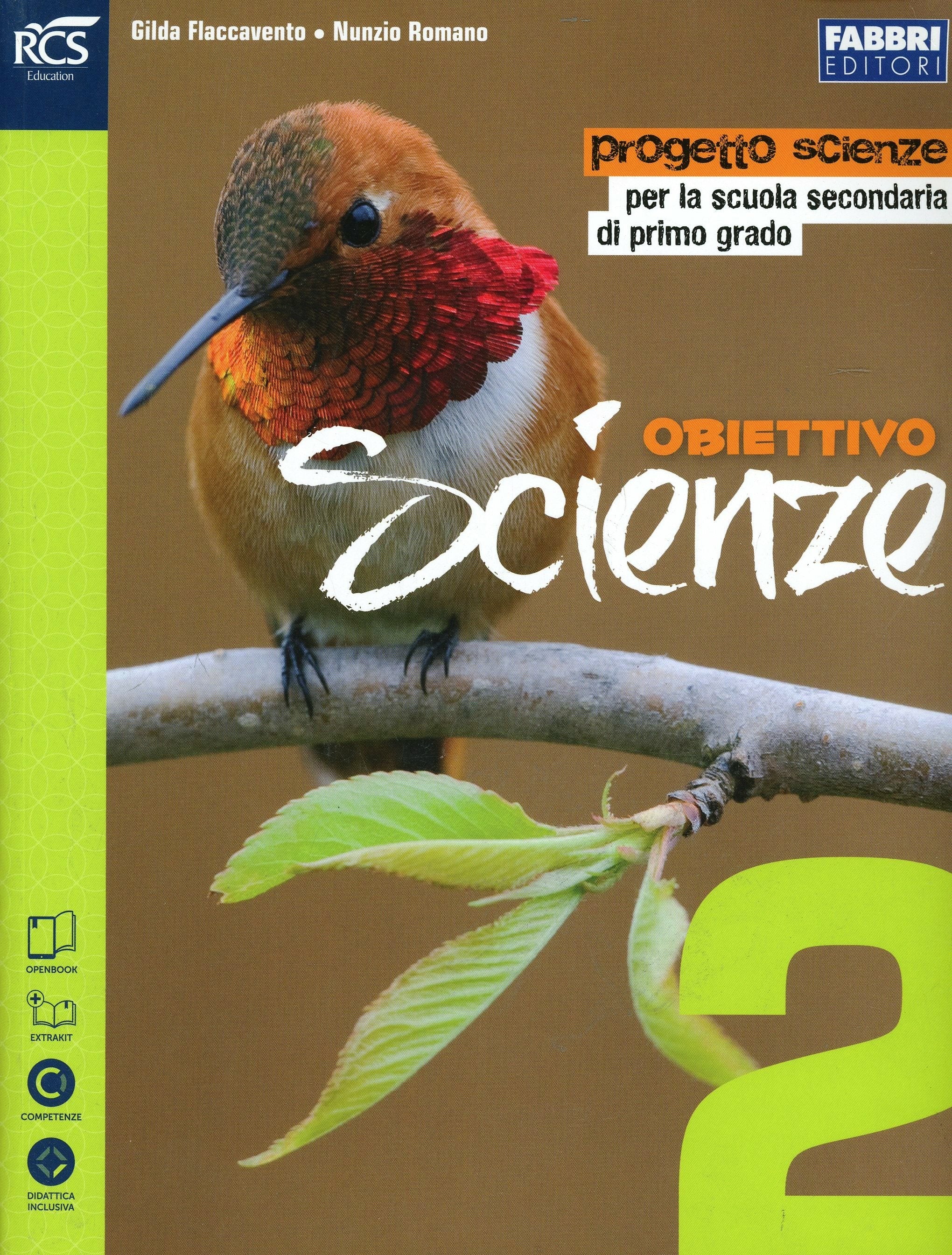 Copertina del libro OBIETTIVO SCIENZE 2 ED. MISTA Immagine principale del prodotto