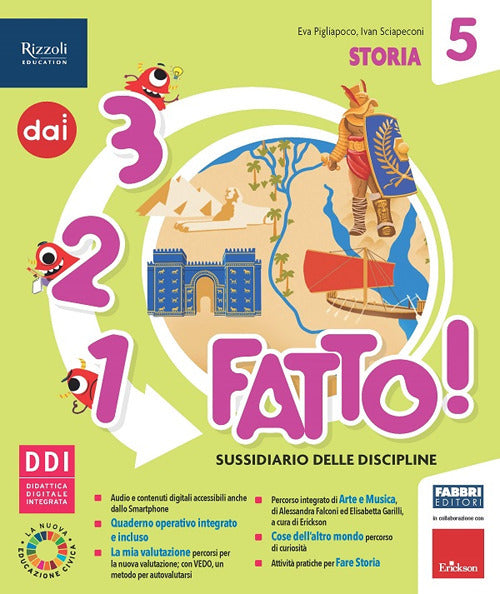 Copertina del libro 3 2 1 FATTO SCIENTIFICO 5 ED. MISTA Immagine principale del prodotto