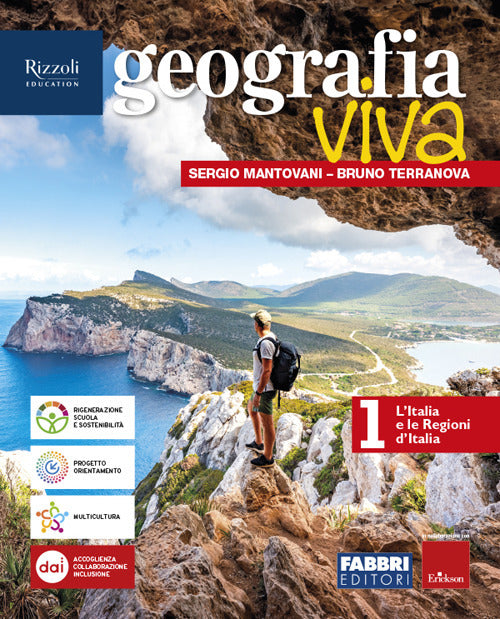 Copertina del libro GEOGRAFIA VIVA CON REGIONI