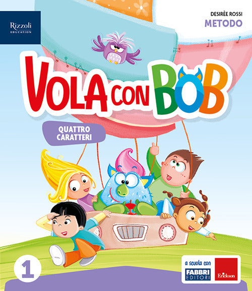 Copertina del libro VOLA CON BOB 4 CARATTERI Immagine principale del prodotto