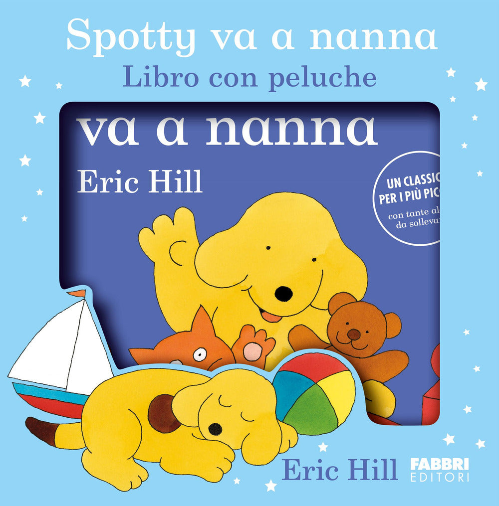 Copertina del libro SPOTTY VA A NANNA. LIBRO + PELUCHE