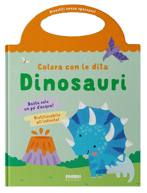 Copertina del libro COLORA CON LE DITA. DINOSAURI Immagine principale del prodotto